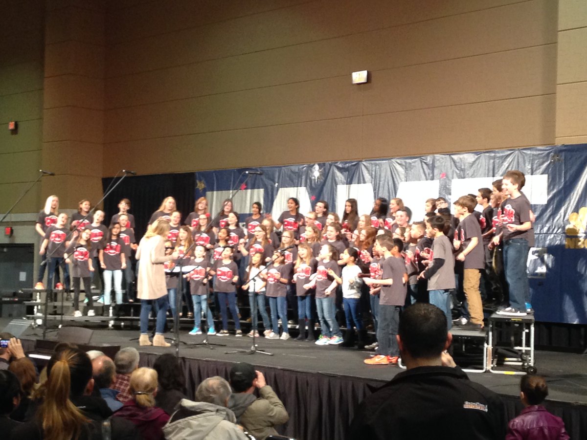 Enjoying Covington's choir singing at FAME today!