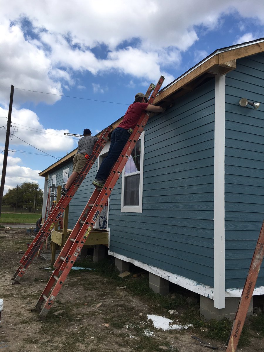 justinrmoore's tweet photo. Spent the day yesterday with @Habitat_org working on these two houses in #NewOrleans lower 9th. Amazing org. Everyone deserves a home. https://t.co/eUb7N9vkpU