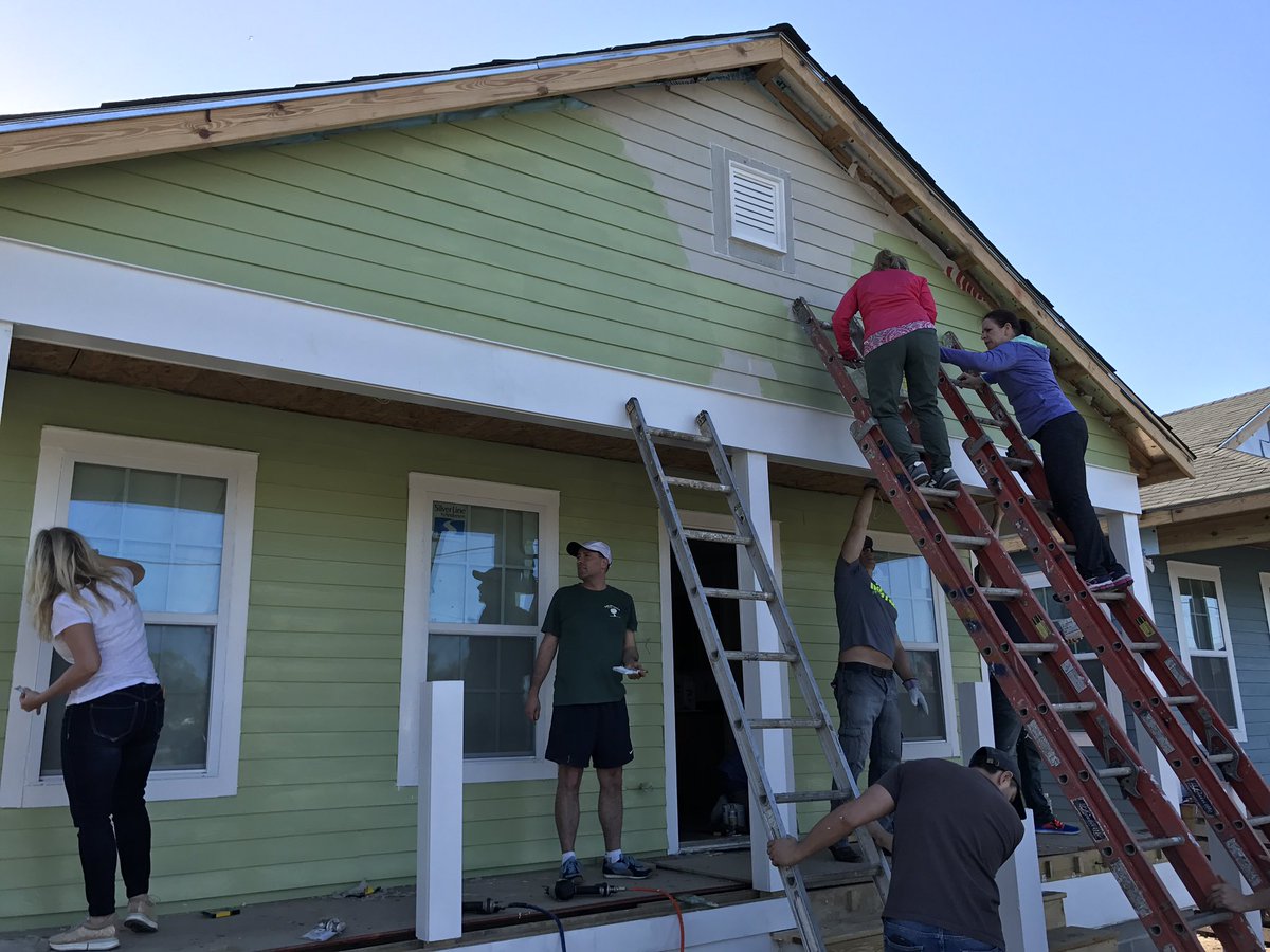 justinrmoore's tweet photo. Spent the day yesterday with @Habitat_org working on these two houses in #NewOrleans lower 9th. Amazing org. Everyone deserves a home. https://t.co/eUb7N9vkpU