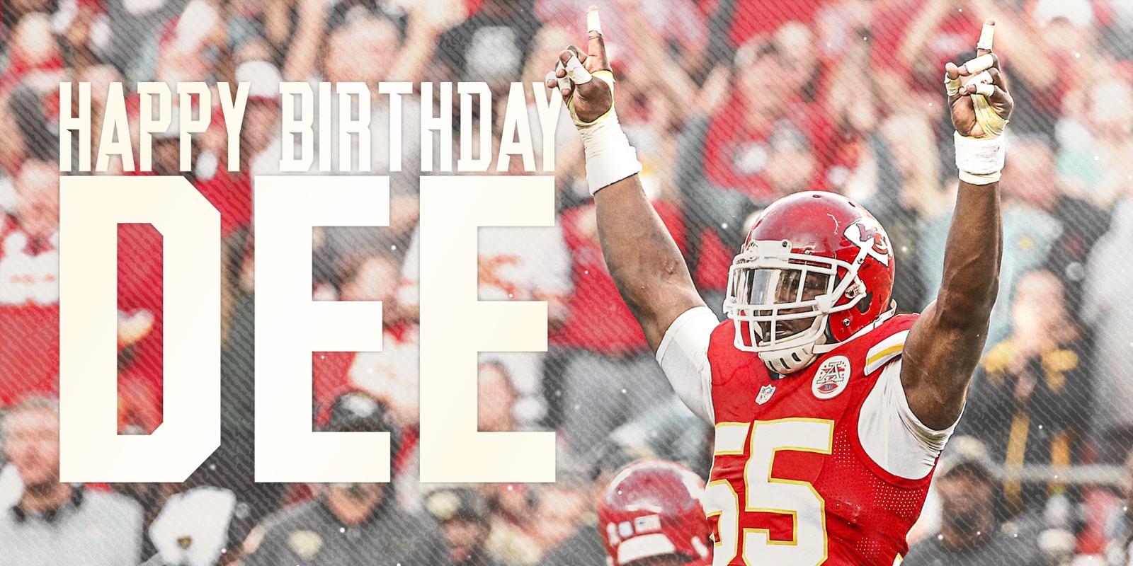 Join us in wishing a very happy birthday to Dee Ford!   
