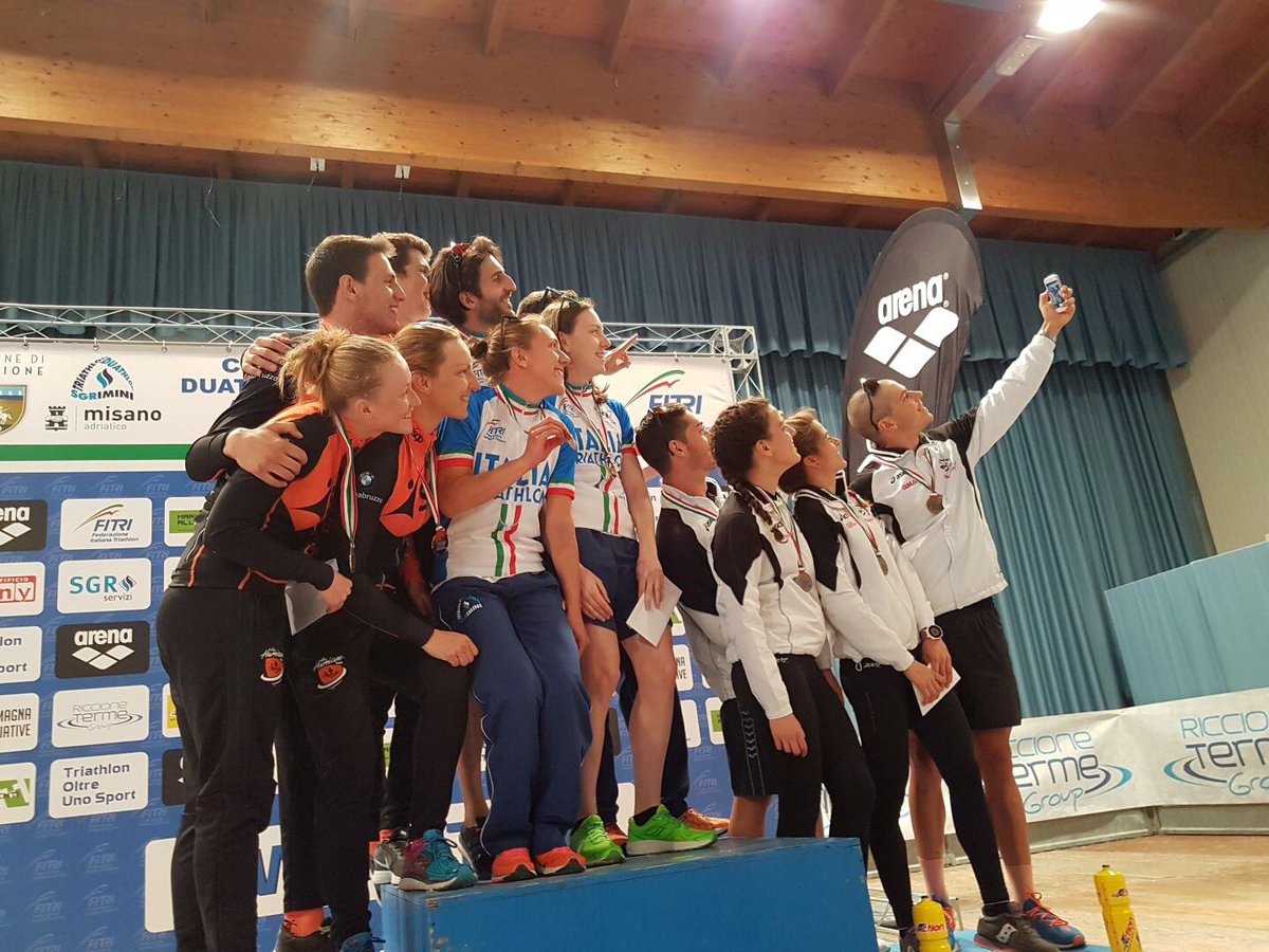 federtriathlon's tweet photo. Il resoconto della 'due giorni' di #Tricolori #DuathlonSprint https://t.co/8DFQq66344 🇮🇹🏃🚴🏃 https://t.co/l3q3BEQRxV