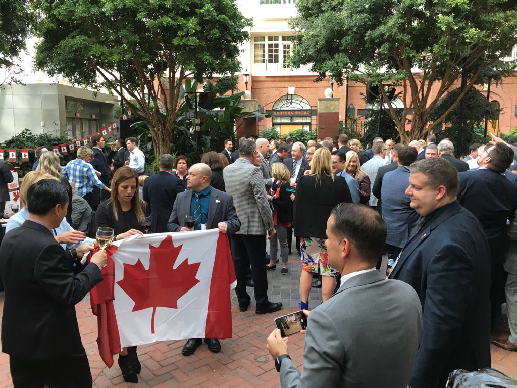 normtrainorTCG's tweet photo. #GAMACanada reception @LAMP2017 demonstrate the strength of Canadian managers &amp; companies commitment to learning. https://t.co/aTOyQgMqjY
