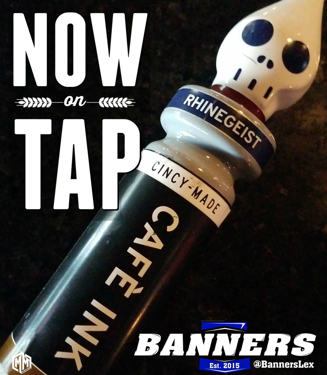 BannersLex's tweet image. #NowOnTap @rhinegeist Café Ink! An  Imperial stout with deep, dark intense roasted malt, coffee☕ and  chocoltate🍫 notes.  
#RotatingCraft