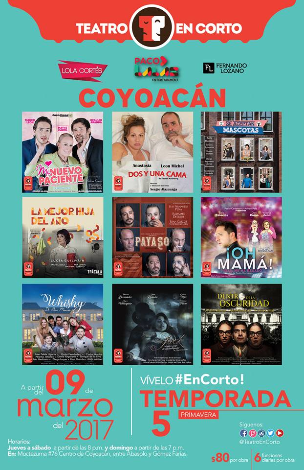 AmorHastaLaLuna's tweet photo. Hoy @TeatroEnCorto #Coyoacán te recomendamos #JackElDestripador @JackTeatro @enlaoscuridadTC @Whisky_Elefante @chiqui_fan No te las pierdas! https://t.co/yd34ibURz7