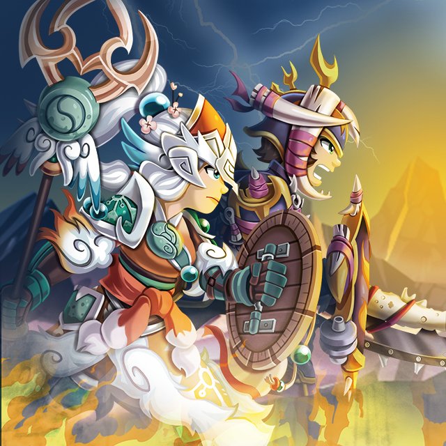 Get ready for 24hour Guild War starting tomorrow: In this Blitz event you can fight for the Cabalist's Trappings set! #KnightsandDragons