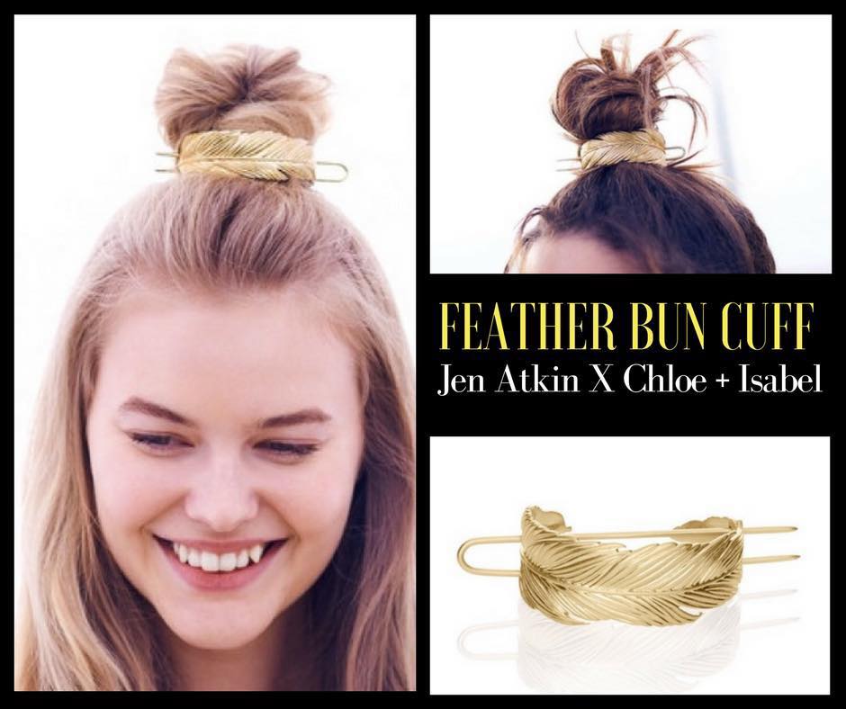 tenaciousleigh's tweet photo. Feathers, feathers, feathers. Brand new @jenatkinhair x @chloeandisabel #feather #buncuff! https://t.co/Iae3Btqv94 #festivalstyle #coachella https://t.co/FfYnk4Ti6t