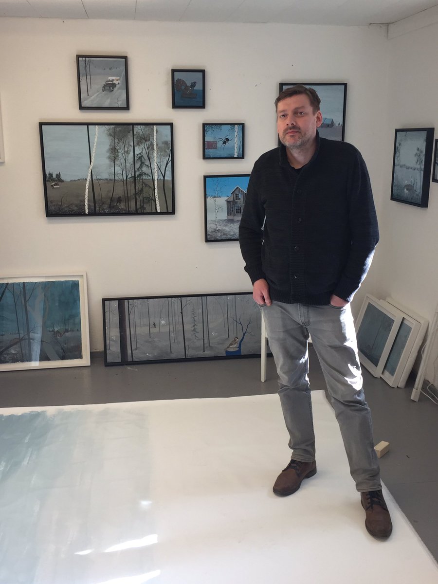 ManagementByArt's tweet photo. Besök hos konstnären Fredrik Lindberg. Skarpa, drömska och tysta bilder från Norrland. https://t.co/ev9Doh60XC