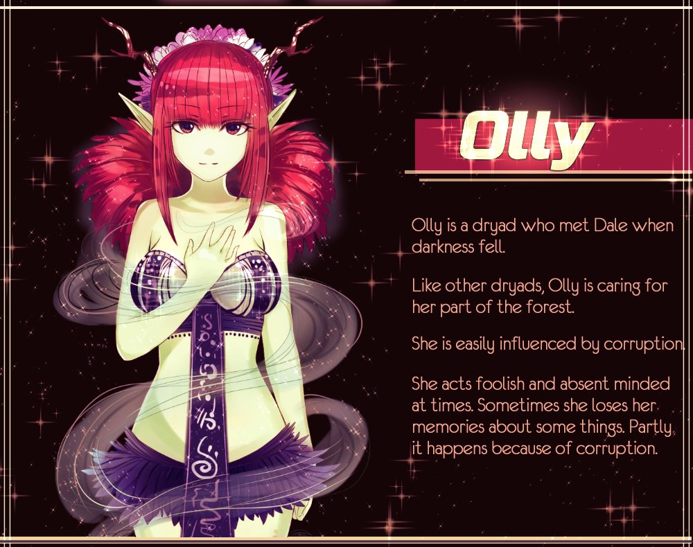 Irich555's tweet photo. Olly Dryad #vndev #visualnovel #Kickstarter #anime #Monstergirl #indiegame #ecchi #eroge #animegirl #animeart #drawing #fantasyart https://t.co/uMSz6JoVau