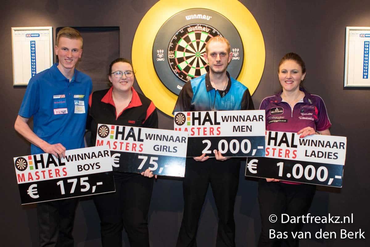 Winners HAL Open 2017: Kyle McKinstry, Lorraine Winstanley (<a href="/lorraine180/">lorraine winstanley</a>), Wessel Nijman and Veerle Hamelink