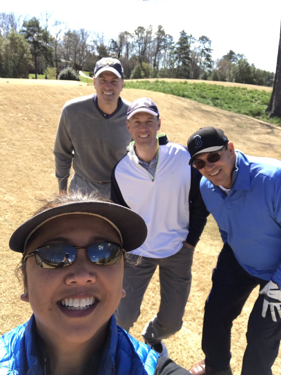CoachRiv2's tweet photo. Just playing at little golf with the boys! 🏌🏽@JayBilas @Matt13Carroll @RiverboatRonHC #CarmelCC https://t.co/cRDawFZHaB