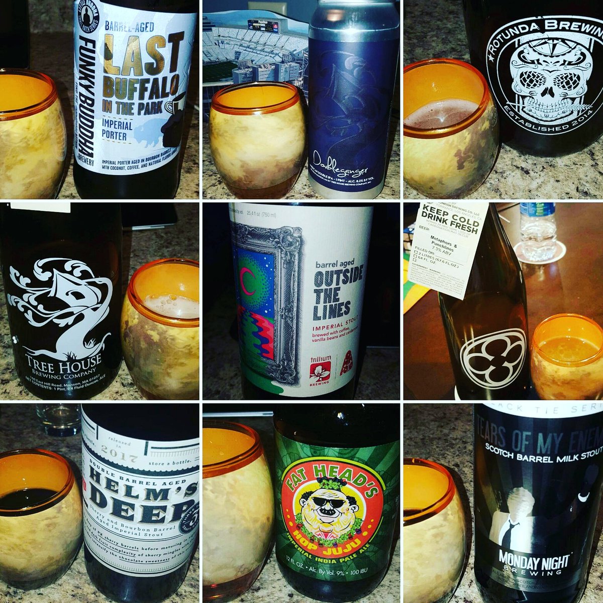 TBCBeerClub's tweet photo. The incredible collection of beers from last night's #afterparty #SamplingSession 🍻🦄👹😲 #MonsterBeer #UnicornBeer #TBCMainEvent https://t.co/djUAUXrRo0