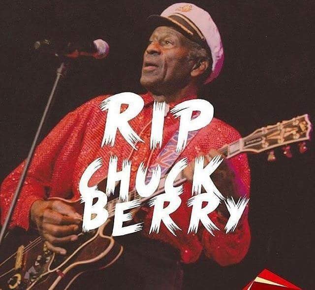 R.I.P Chuck Berry.Legenda Musik Rock 'n' Roll (1926-2017) #ripchuckberry #gojohnnygo