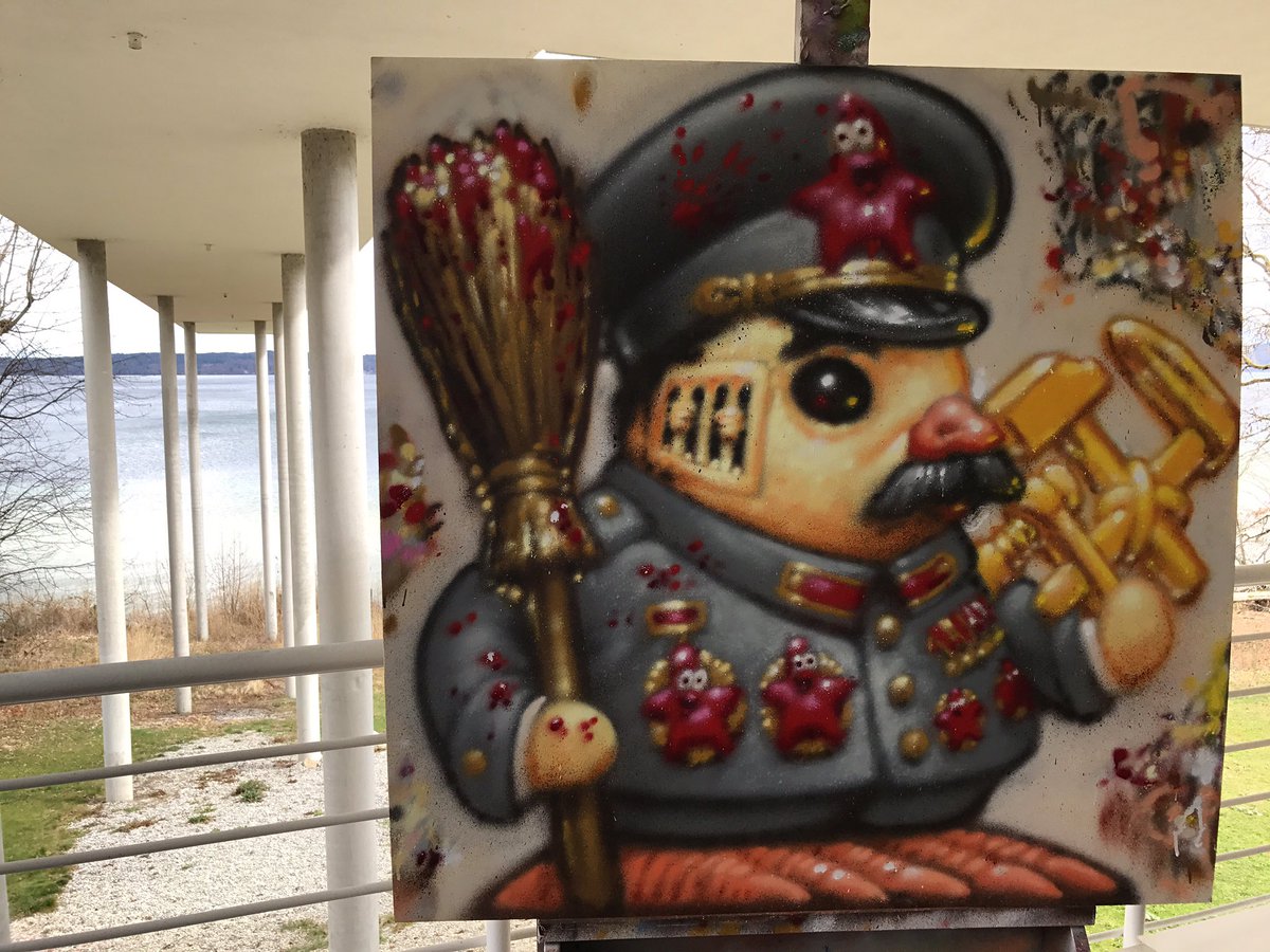 ACAB Josef Stalin in 1312 Starnbergersee #starnbergersee #wonabc #buchheimmuseumderphantasie #buchheimmuseum #won  #acab  #stalin