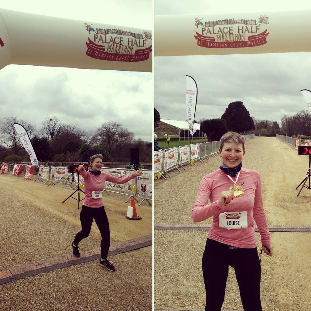 stu73's tweet photo. Well done @lulatahula on completing the Hampton Court Half-marathon! #hamptonhalf https://t.co/l6SVUxraf3 https://t.co/GHeGvgSvv5