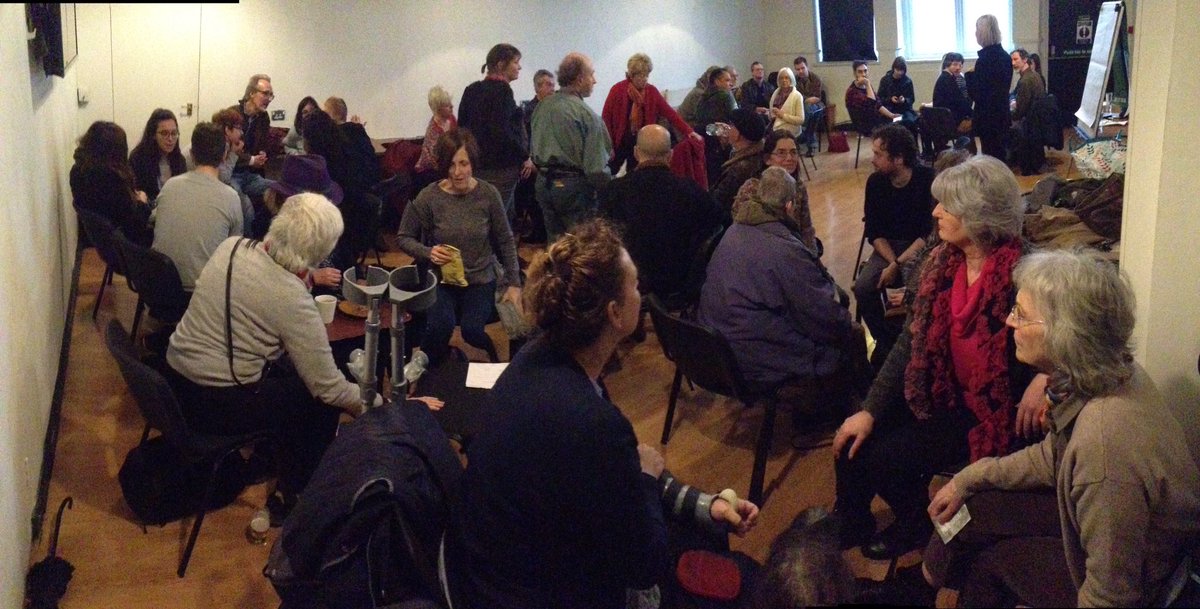 WOWFilm's tweet photo. Great green gathering after our popular screening of @demain_lefilm with Cardiff People's Assembly & Cardiff Activist @chaptertweets https://t.co/G0idDd7oO4