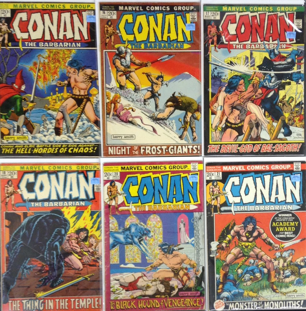 StrangeNB's tweet photo. #BackIssueBonanza First appearance and first full Red Sonya in these fantasy blasts from the past! https://t.co/EReE6t13j4