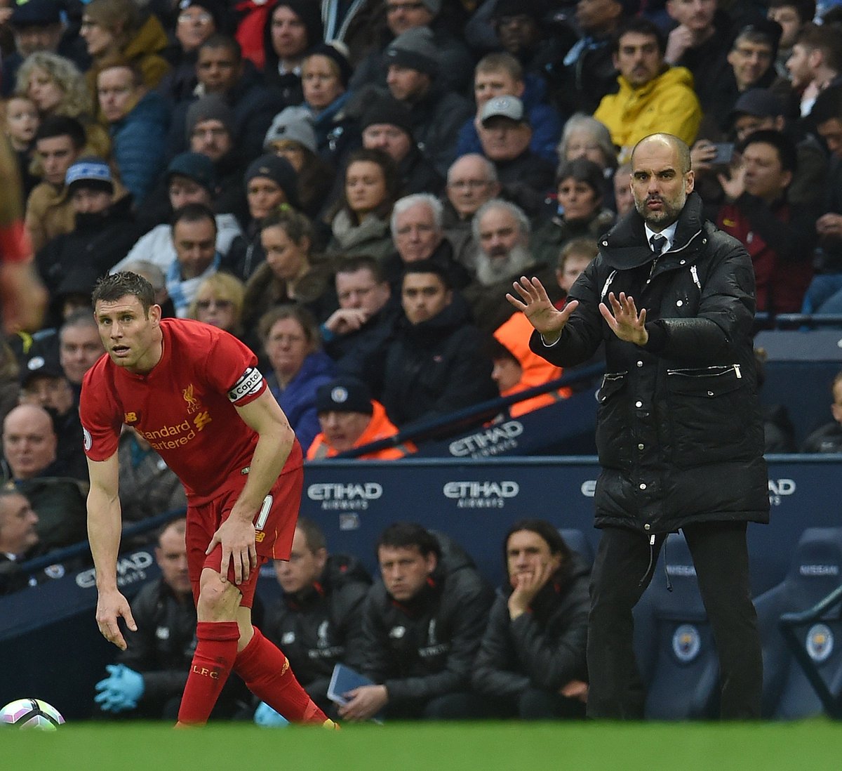 51: Cool as it gets!

Milner sends Caballero the wrong way to give us the lead from the spot. 🎯

[0-1]