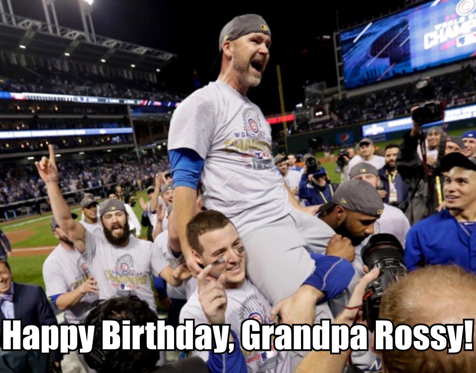 Happy 80th Birthday, David Ross! ... er, I mean 40th! 