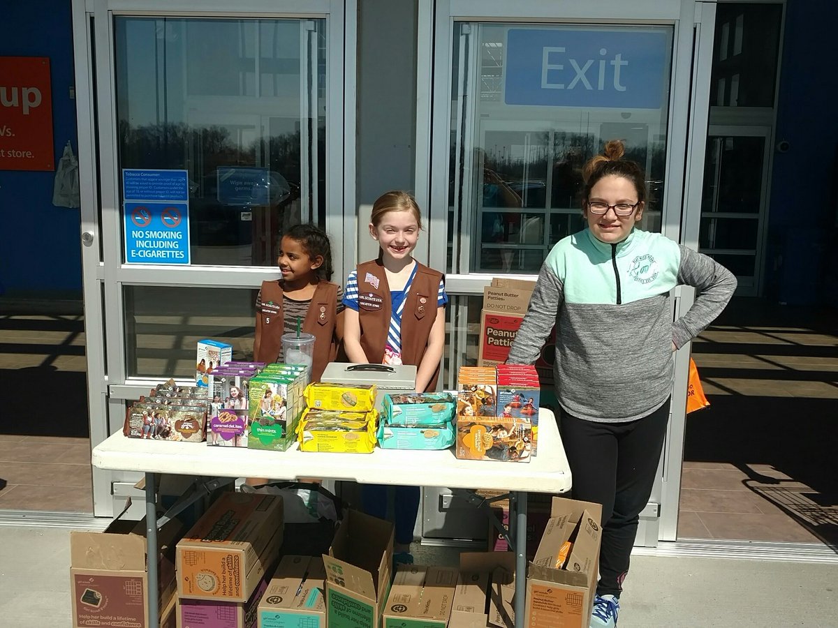 Last day for cookie sales! Come see us at the 16th street Walmart!