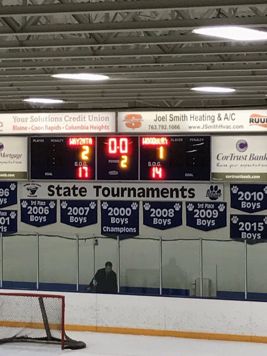 WAHC_PWAA's tweet photo. Preds down 1-2 after two https://t.co/9HR7V1rQaN