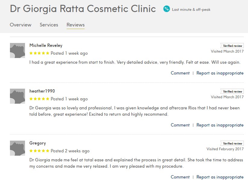 drGiorgiaRatta's tweet photo. We love when YOU leave such great reviews! <3 #review #aesthetic #botox #lipfiller #pdothreads #silhouettesoftthreads #medicalfacials https://t.co/pf6xV9nRQi