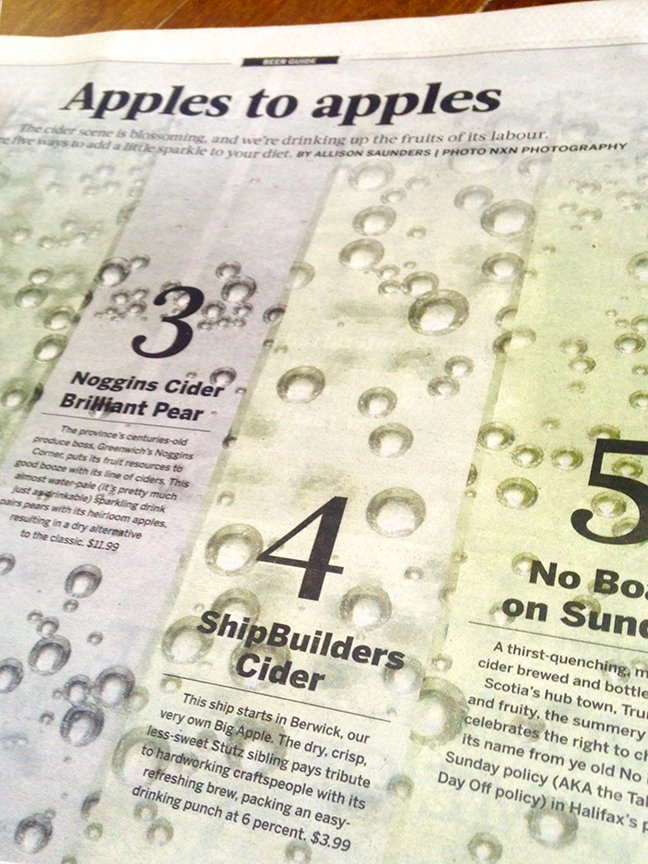 #4 in <a href="/theCoast/">theCoast</a> beer guide this week! We won #1 Cider of the Year at the 2016 Atlantic Beer Awards, 2 great wins! #nscider #drinklocal