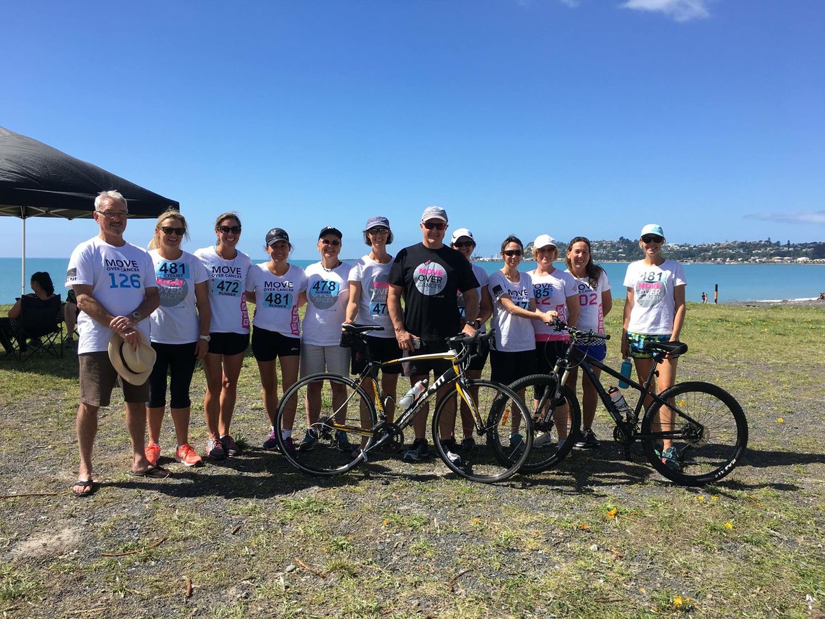 pincandsteel's tweet image. Physios leading by example in Napier this weekend, bringing people together to participate in the SUP/cycle/run #triathlon #moveovercancer