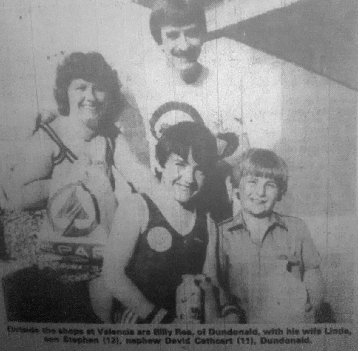 EvanRMarshall's tweet photo. @theyronlywords Here's the photo of you from Spain. Not great quality as it was from microfilm. https://t.co/EMR1hTGeNS