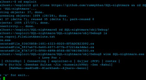 xKaliSec's tweet image. SQL NIGHTMARE – SQL SERVER EXPLOITATION TOOLS.
github.com/rummykhan/SQL-…
#sql-server
#sql-injection