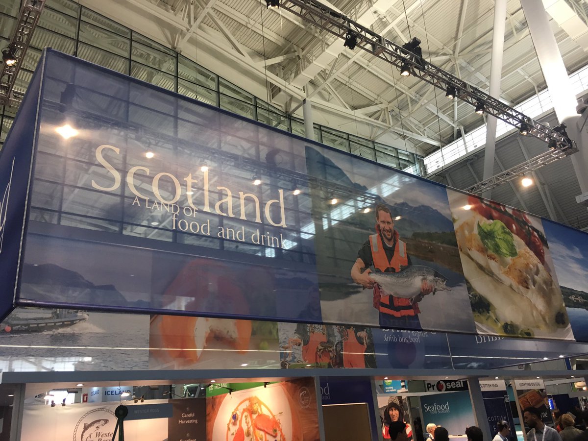 SWFPA's tweet photo. @GreenerScotland @sff High profile on Scottish caught fish in Boston #scottish https://t.co/A2qQY8RKez