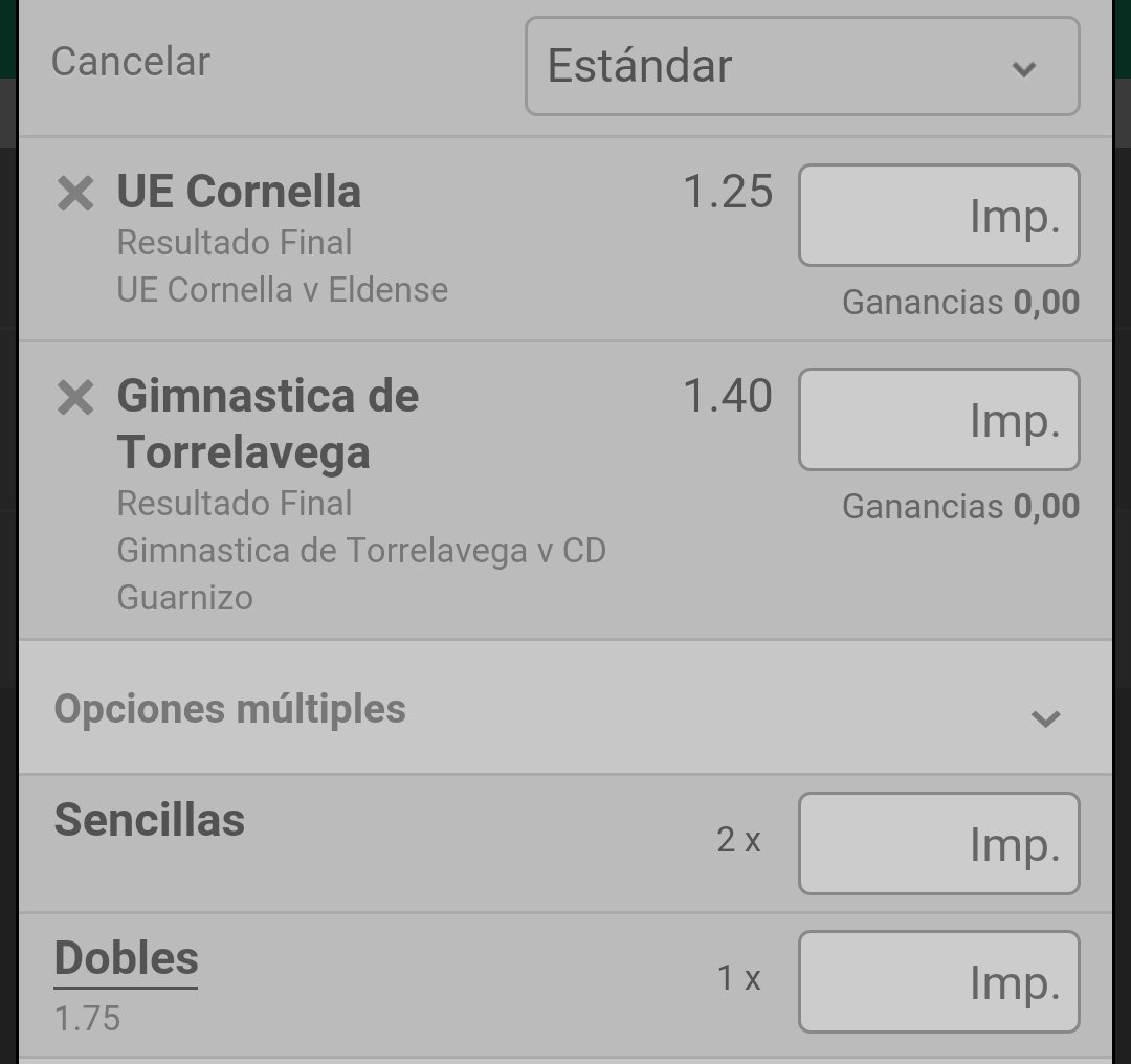 Juangayasalom's tweet photo. 👉🏻 Cornellà (3-1) ✅
👉🏻 Gimnástica (4-0) ✅

Trabajo, trabajo y solo eso

🎁 Regalamos esta INFO en https://t.co/8RCmy7Jwfu 

Gracias 🔐 https://t.co/93J3U3hGyb