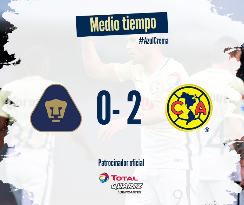 TotalEnergiesMX's tweet photo. ¡Nos vamos al medio tiempo! ¿Cómo has visto el desempeño en la cancha de los jugadores? #SomosAzulCrema https://t.co/rJ3msnVdAV