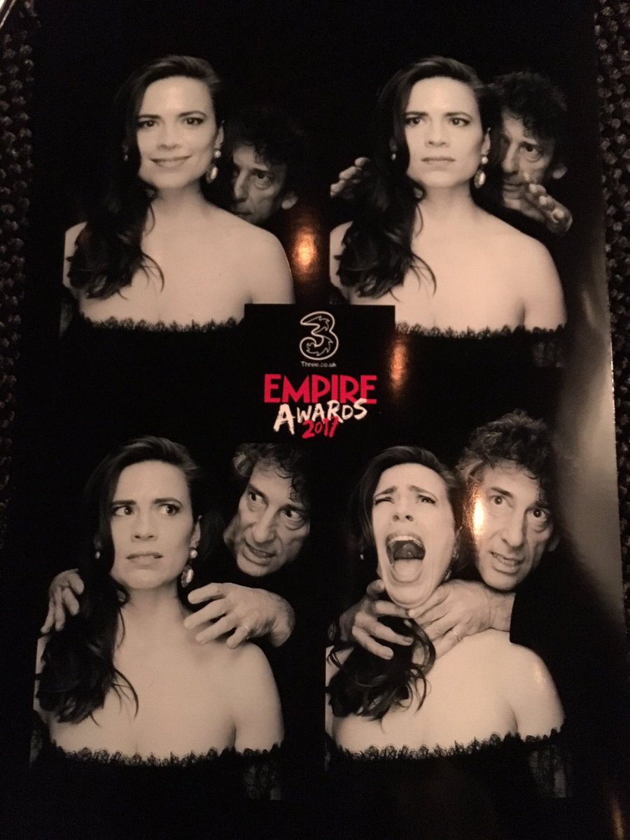 neilhimself's tweet image. Murdering Hayley Atwell. As you do.