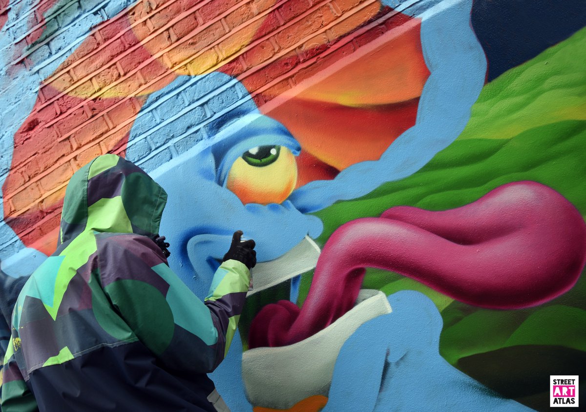 StreetArtAtlas's tweet photo. New piece WIP from @_The_Real_Dill1 + @TonyBoyDrawings in #Camden #TheRealDill #TonyBoy #StreetArt #Graffiti #Mural #TheRealArtOfStreetArt https://t.co/JXcDPO7R5s