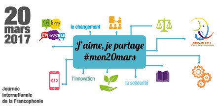 OIFrancophonie's tweet image. Aujourd&apos;hui, c&apos;est la journée internationale de la Francophonie. L&apos;occasion de célébrer une langue et des valeurs #mon20mars