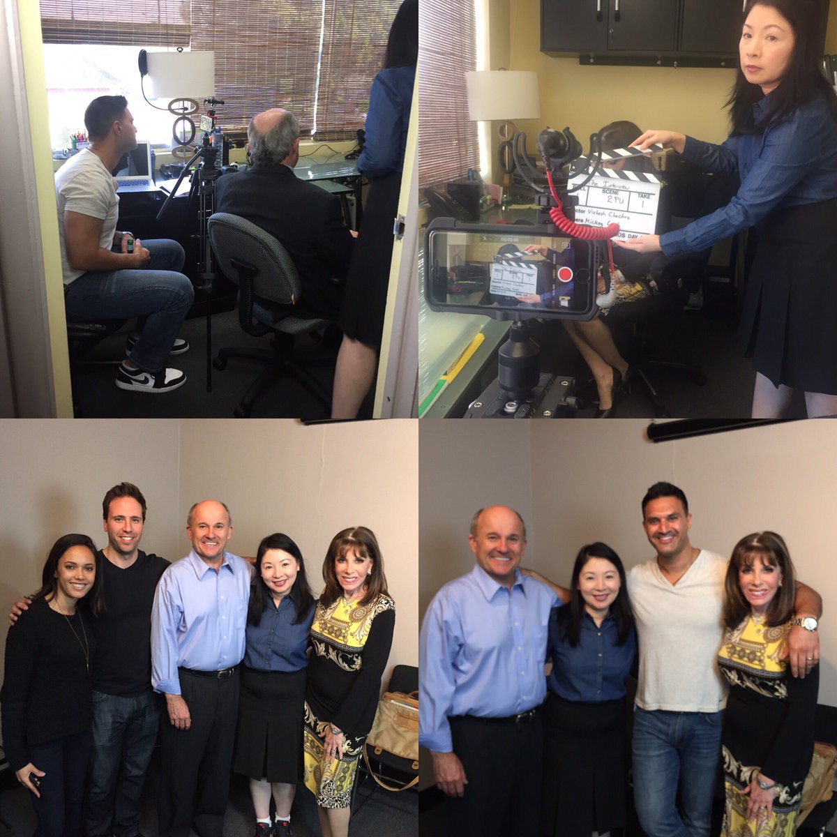 mickeycasab's tweet photo. Shot w/these talented peeps! #writer #52scenes #comedy #talent #noexcuses #actorslife @ActorsComedy @v_chachra @JazzyJazItUp @KATELINDER https://t.co/Ujt1R9Kees