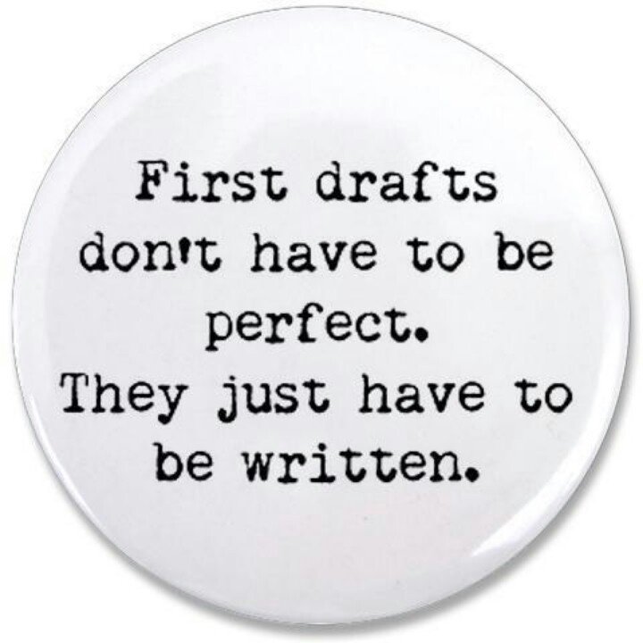 write_pro's tweet image. "First drafts don't have to be perfect. They just have to be written." #Truth #WritingPro Let's DO THIS, #Wordslingers!