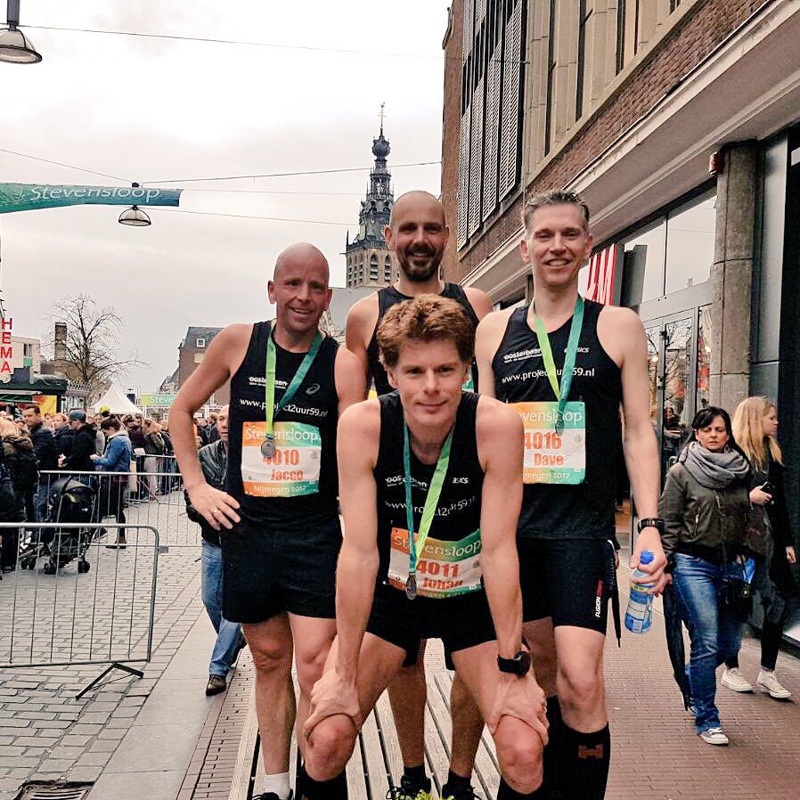 De mannen hebben er vandaag een spektakel van gemaakt bij @Stevensloop2017