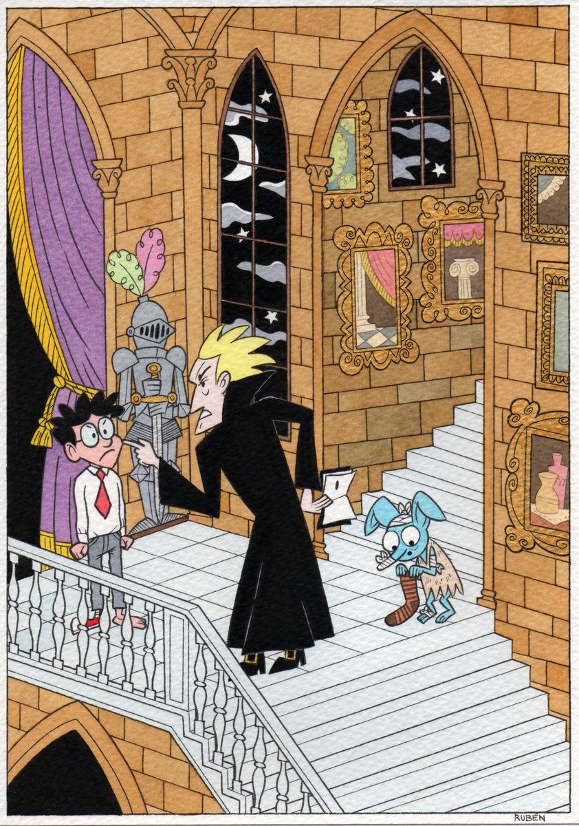 rubenilustrador's tweet photo. HP 2.18 #LuciusMalfoy #Dobby #HarryPotter #MarbleStaircase #RiddleDiary #HarryPotterSock https://t.co/NC2vXUS9dz
