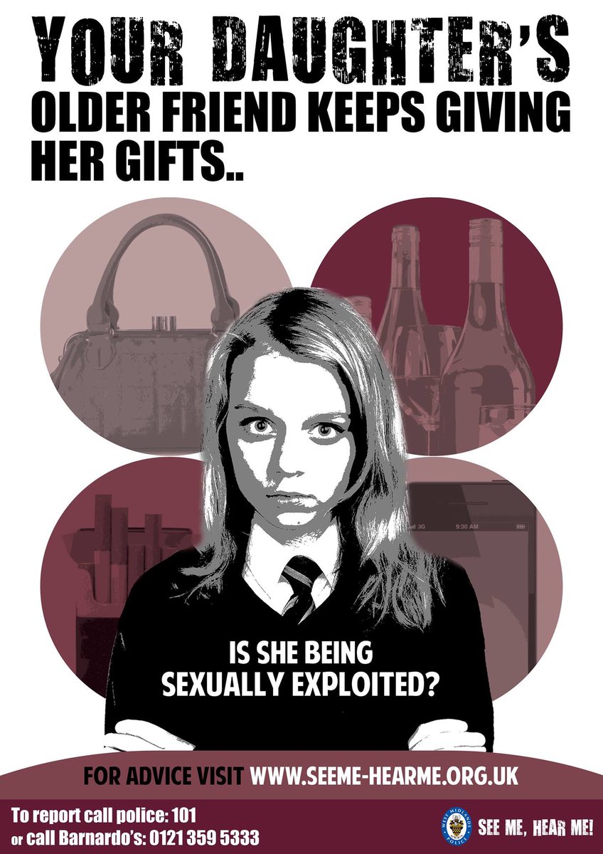 NhallMwaySNT's tweet photo. Would you be able to spot the signs of a child being sexually exploited? #CSE #CSEawareness #CSEDay2017 https://t.co/Z4QIb17aLZ