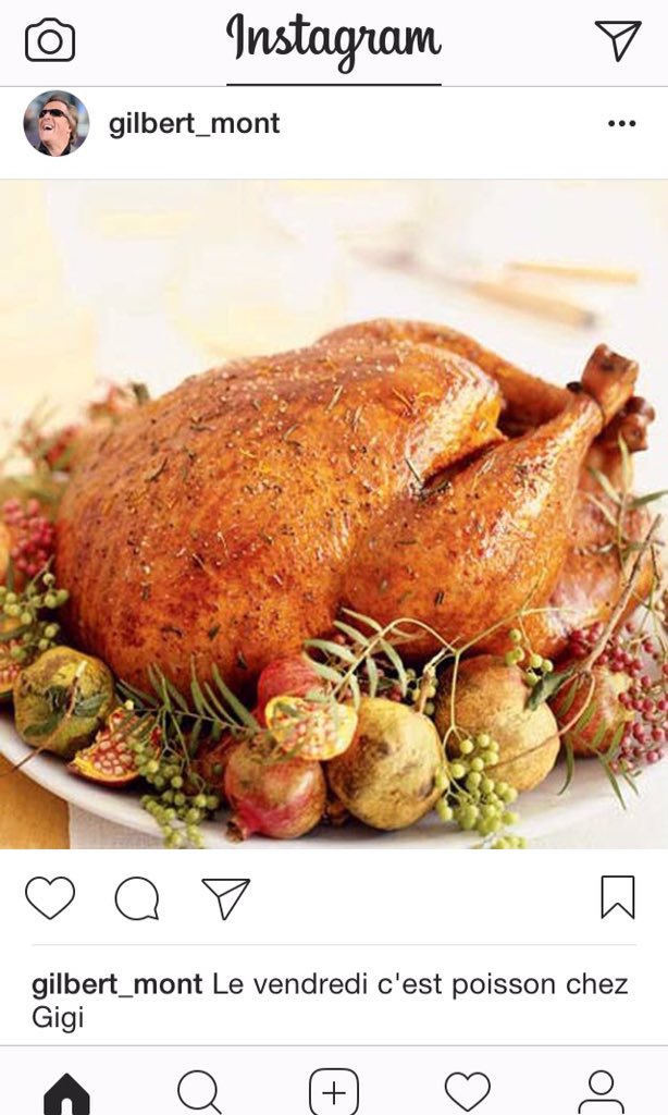 RemynouLeChat's tweet image. Je suis allé sur le compte Instagram de Gilbert Montagné... C'est spécial...