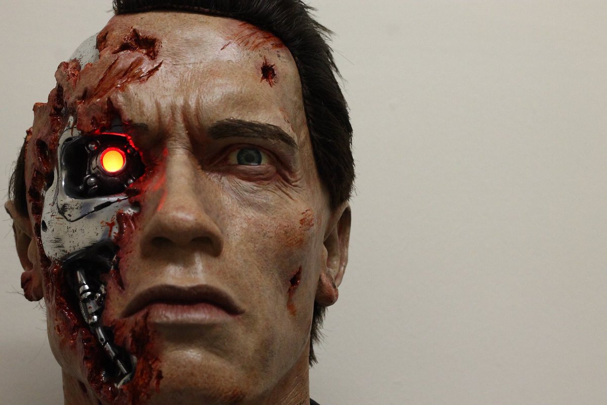 FatherPhantom's tweet photo. Our T2 busts £420 + shipping, made on order ! 
#Terminator #Terminatorfans #T800 #arnoldschwarzenegger #Collectibles #Horror https://t.co/7yZhIyoq9J