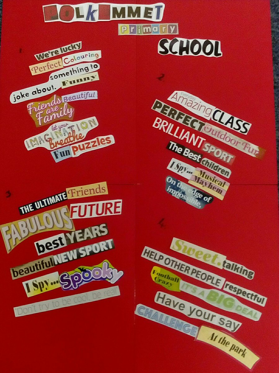 Ideas for #WorldPoetryDay using collage, photos, newspapers and space!