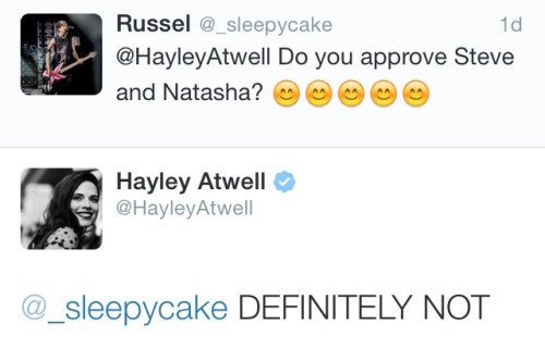 samueIbucky's tweet photo. do you ever cry because you miss hayley so much twitter is not the same without her https://t.co/uzRxDAMGh6