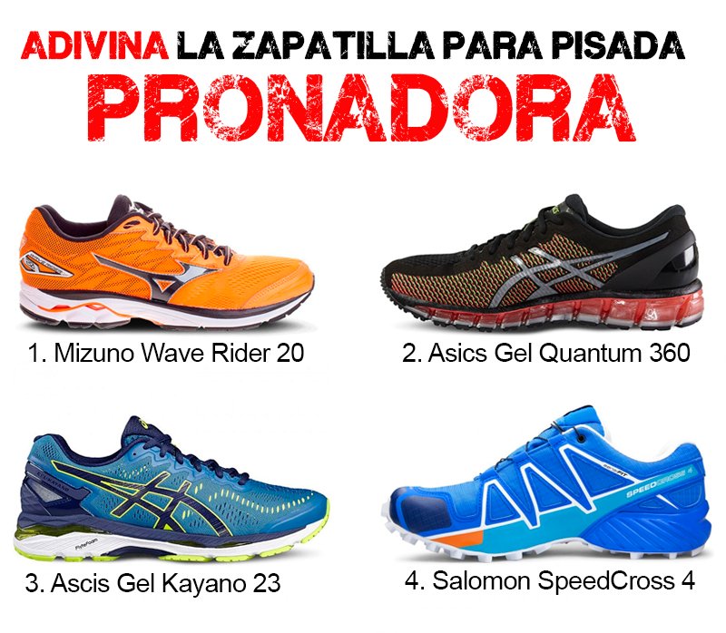 zapatillas pisada pronadora