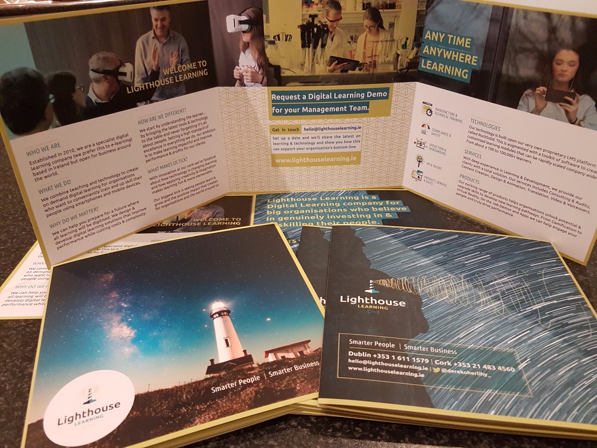DerekOHerlihy_'s tweet image. Our fantastic new brochures!! We at #lighthouselearning.ie are delighted with the outcome. Thanks to Jonathan and his team @changeagents_