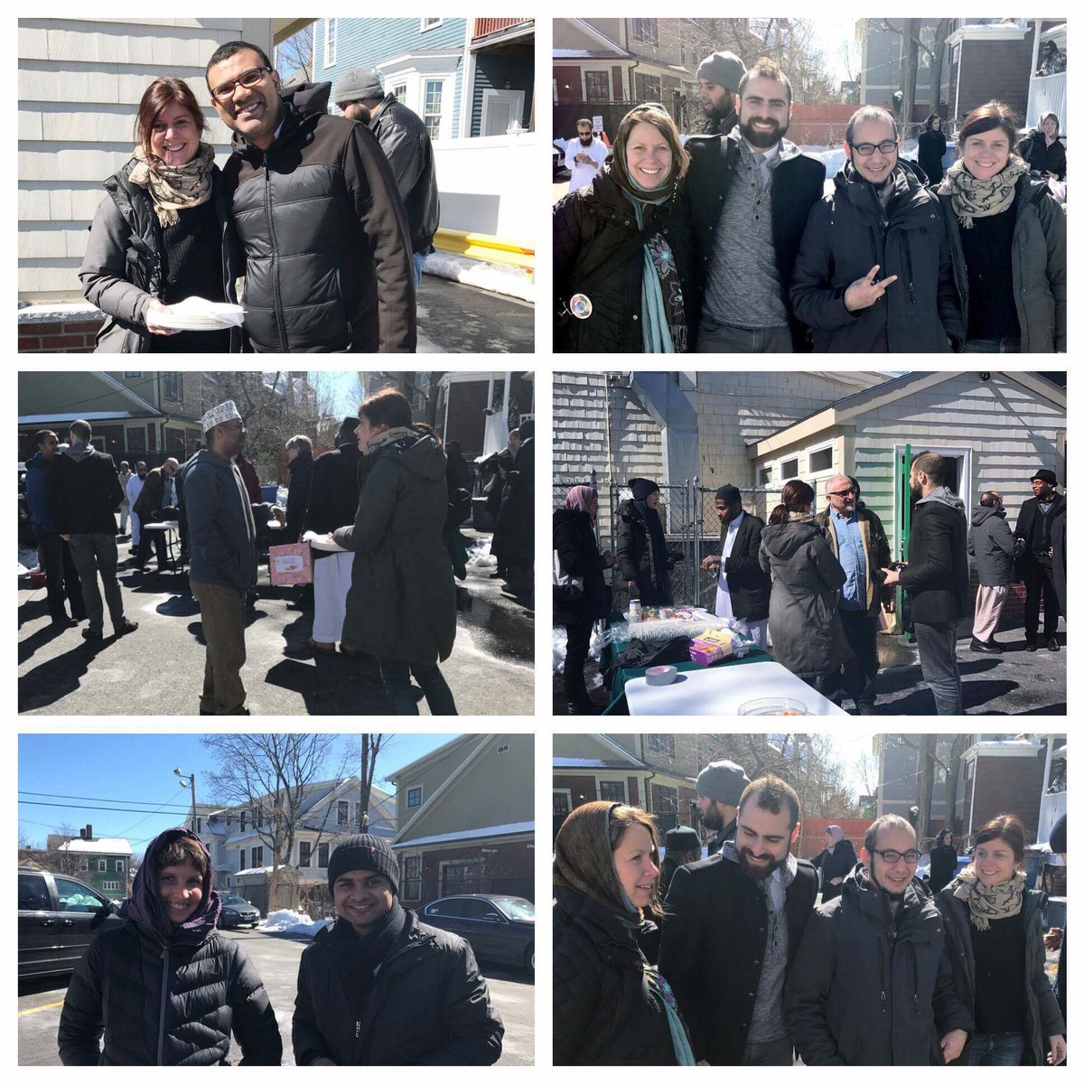 Thanks to Islamic Society of Boston for welcoming our <a href="/IndivisibleCam/">indivisiblecambridge</a> members on Friday! Friendships open doors ❤