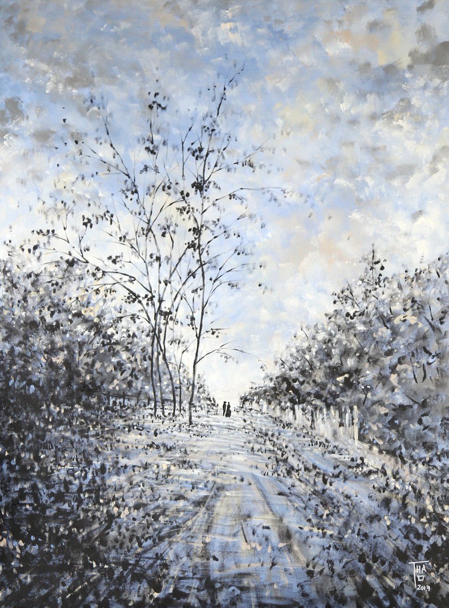 virtuallyt's tweet image. Greyish Landscape - March 2017
Acrylic - 81x60 - by THAO
#THAO #acrylic