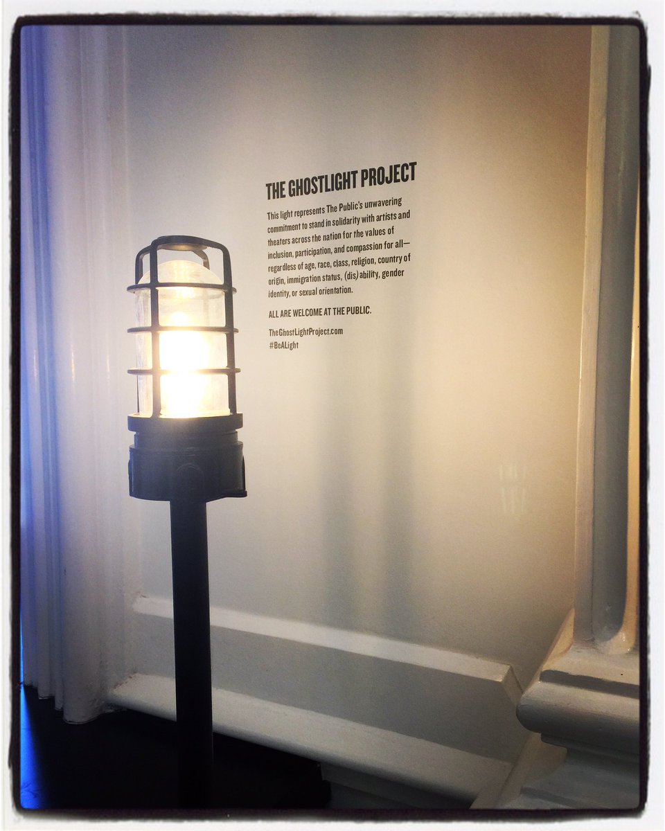 BroadwayGirlNYC's tweet image. #Theatre and the people who make it give me #hope. 💡 #GhostlightProject