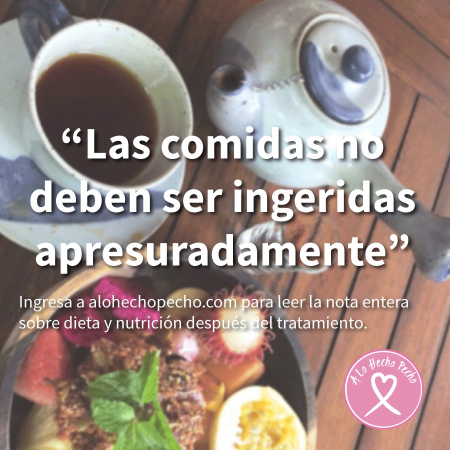 millavaeza's tweet photo. #TipsSaludables sobre dieta y nutrición después del tratamiento. 
Conoce más en: https://t.co/UwmvhLce59 #ALoHechoPecho https://t.co/ejSpLmmeWV